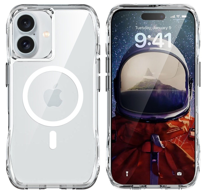 ROAR futerał SLIM DEFENDER kompatybilny z MagSafe do IPHONE 15 transparentny
