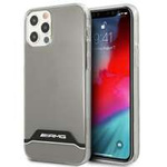 AMG AMHCP12MTCBW iPhone 12/12 Pro przezroczysty/transparent hardcase Electroplate Black&White