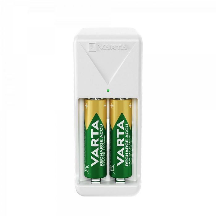 VARTA ładowarka MINI CHARGER 57656 + 2 x bateria akumulatorowa R6 (AA) 2100mAh