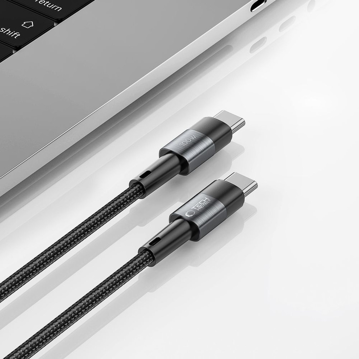 TECH-PROTECT ULTRABOOST USB-C CABLE PD100W/5A 25CM GREY