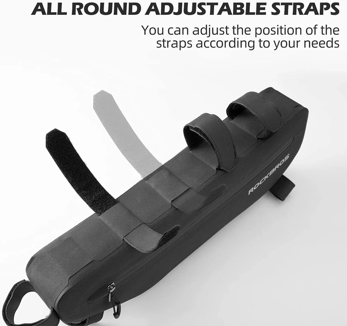 Sakwa rowerowa Rockbros AS-043 na rzepy 3l - czarna