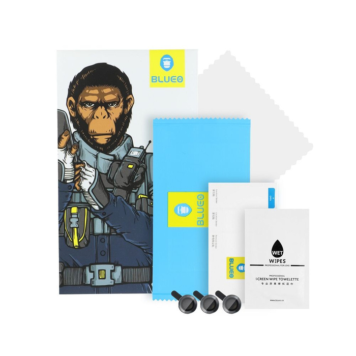 5D Mr. Monkey Armor Camera Glass (Hot Bending) - do Samsung Galaxy S24 Ultra czarny