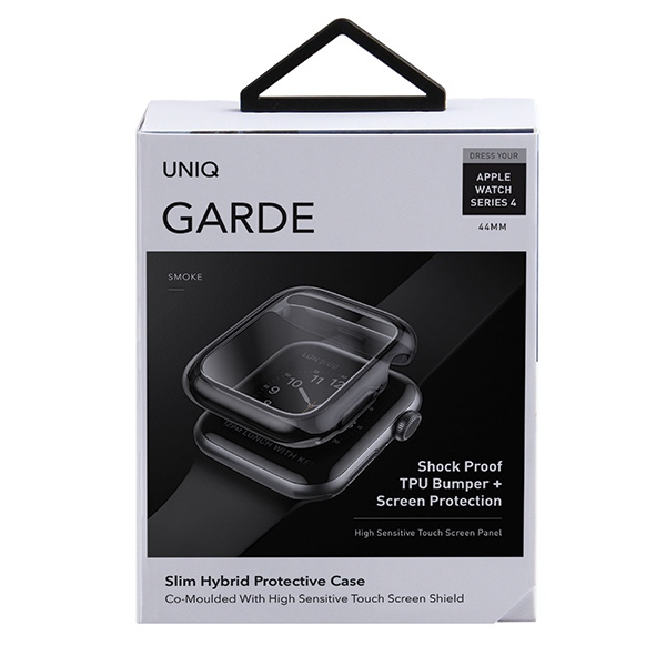 UNIQ etui Garde Apple Watch Series 4/5/6/SE 44mm. szary/smoked grey
