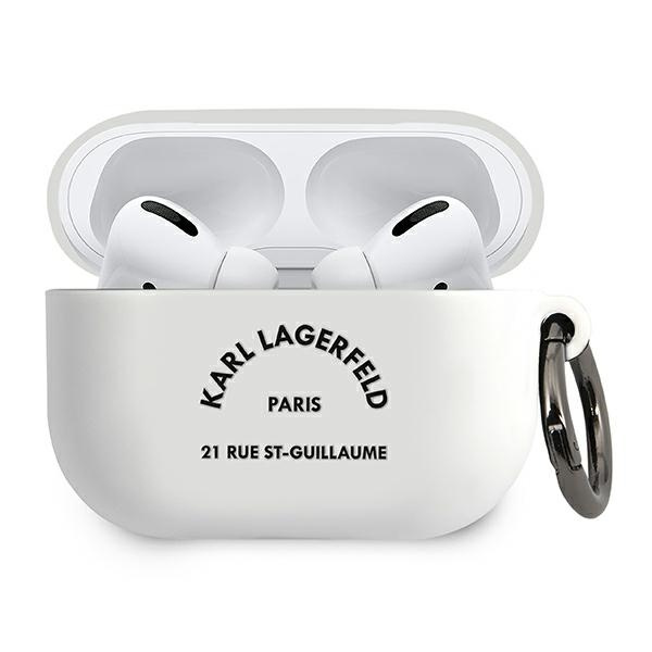 Etui KARL LAGERFELD Apple AirPods Pro Silicone Biały Case