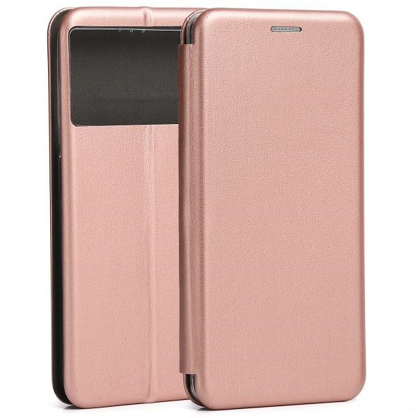 Beline Etui Book Magnetic Xiaomi Poco M5różowo-złoty/rose gold