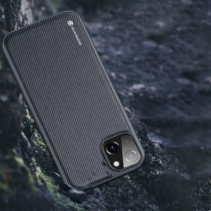 Dux Ducis Fino etui pokrowiec pokryty nylonowym materiałem iPhone 14 Max niebieski
