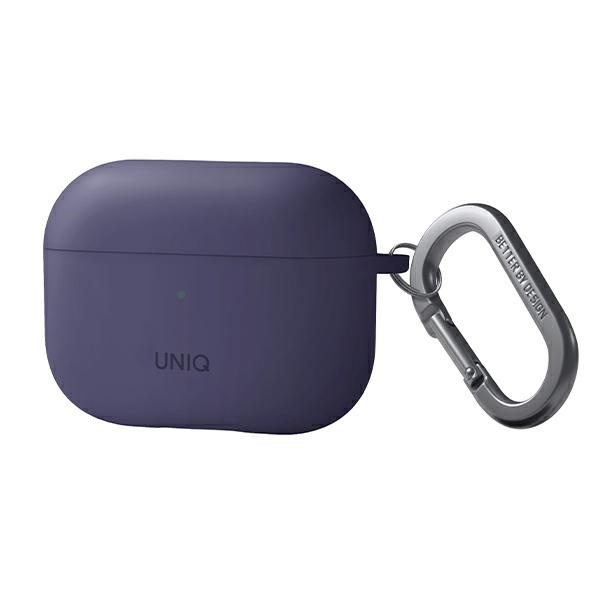 UNIQ etui Nexo AirPods Pro 2 gen + Ear Hooks Silicone purpurowy/fig purple