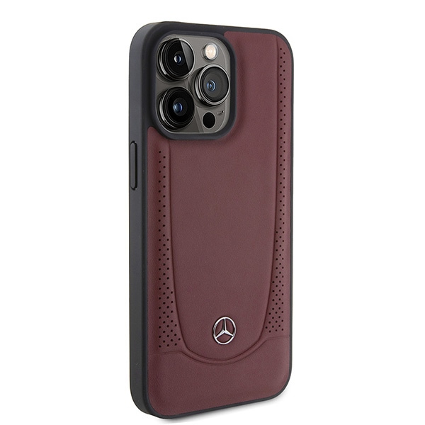 Etui Mercedes MEHCP15XARMRE iPhone 15 Pro Max 6.7" czerwony/red hardcase Leather Urban Bengale Case