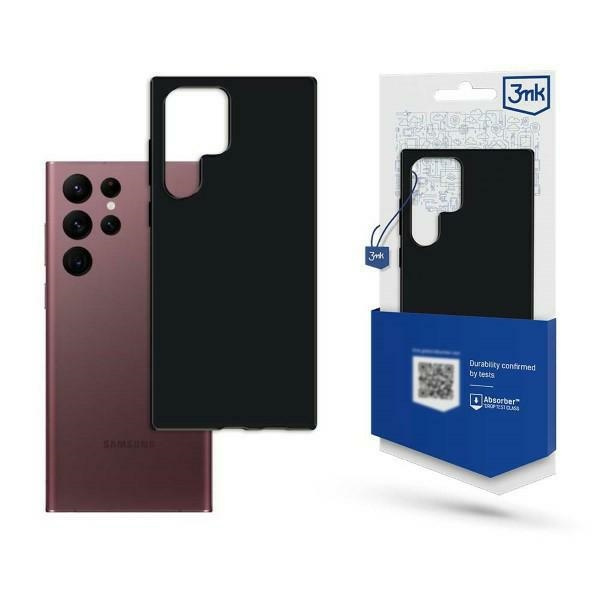 Etui 3MK Matt Case Samsung Galaxy S23 Ultra czarny/black