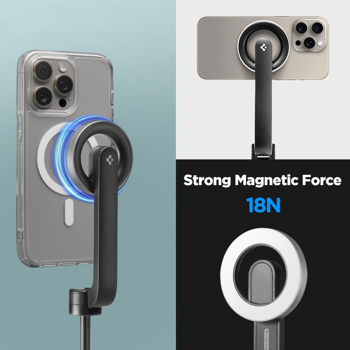 SELFIE STICK SPIGEN S580W MAGSAFE BLUETOOTH STATYW CZARNY