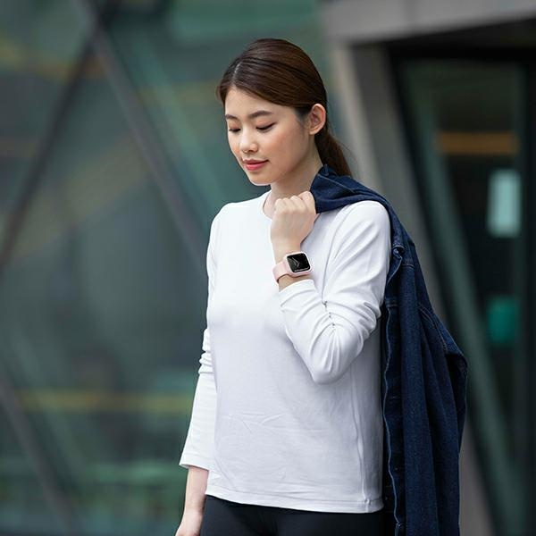 Etui UNIQ Moduo Apple Watch 9 8 7 6 SE 2022 44mm 45 mm Różowe