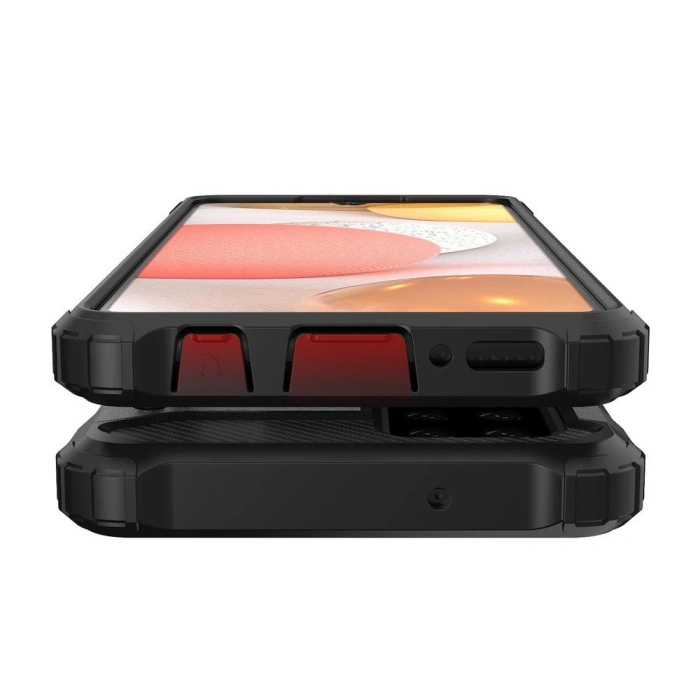 Hybrid Armor pancerne hybrydowe etui pokrowiec Samsung Galaxy A42 5G czarny