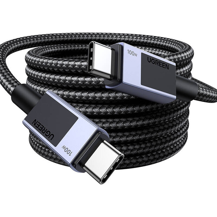Kabel Ugreen USB-C to USB-C PD L512 0,5m (szary)
