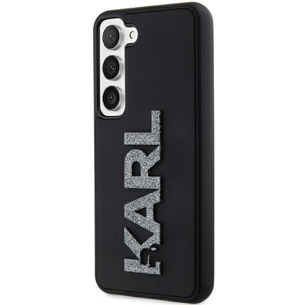Etui Karl Lagerfeld KLHCS24S3DMBKCK S24 S921 czarny/black hardcase 3D Rubber Glitter Logo