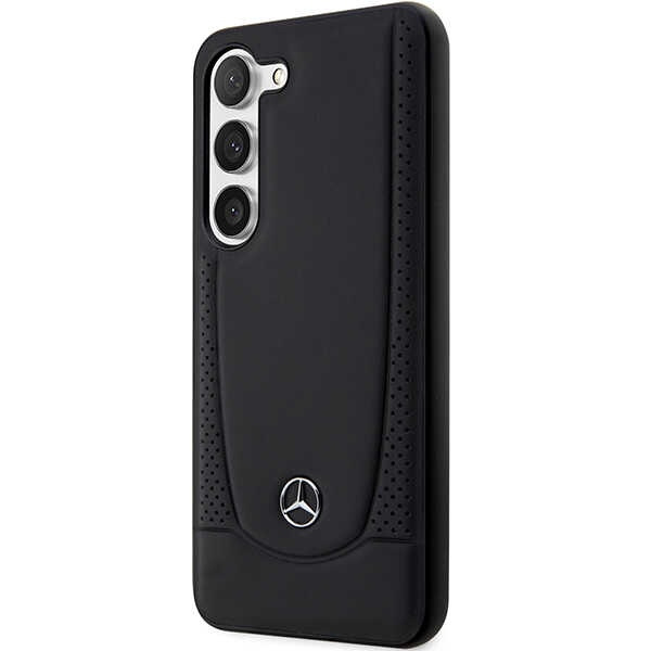 Etui Mercedes MEHCS23FEARMBK Samsung Galaxy S23 FE S711 czarny/black hardcase Leather Urban Case