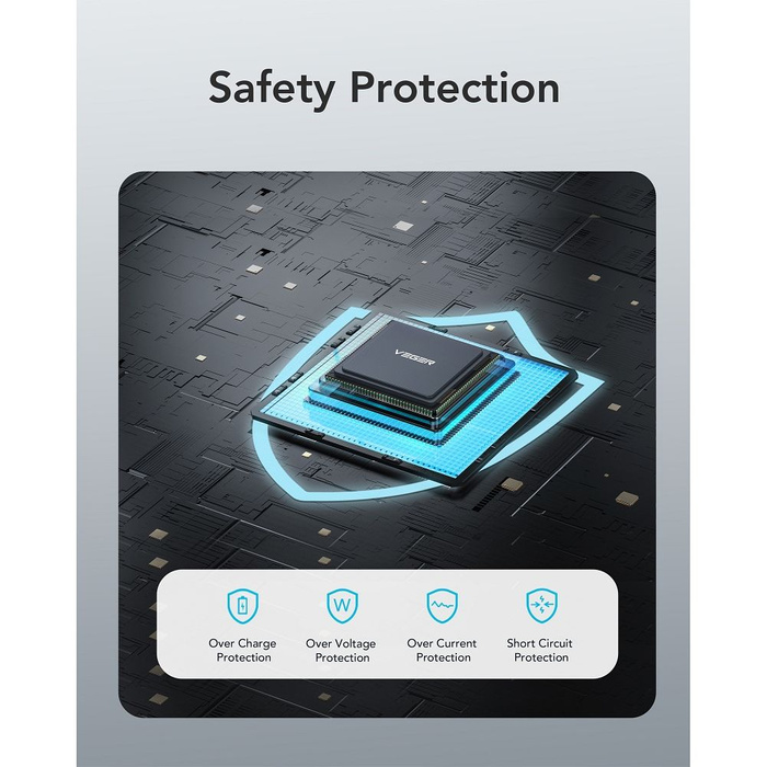 VEGER powerbank 20 000 mAh PD QC3.0 2A 20W L20S (VP2039PD / W2039PD) biały