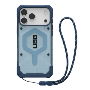 UAG Pathfinder Clear MagSafe Bundle - etui do iPhone 17 Pro Max kompatybilne z MagSafe oraz smycz na nadgarstek (blues)