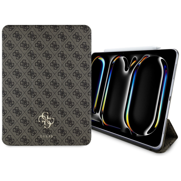 Guess GUFC13PM24PS4SGW iPad Pro 13" 2024  brązowy/brown Magnetic 4G Big Logo