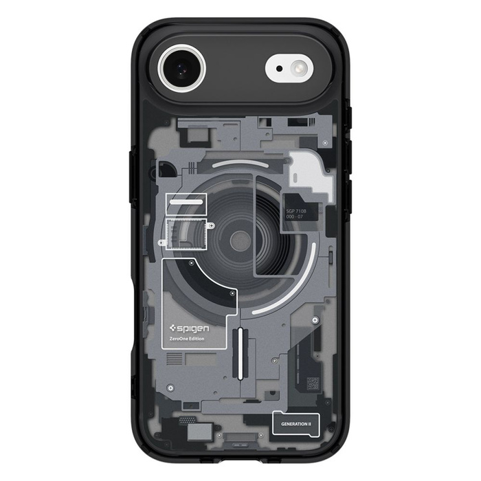 ETUI SPIGEN IPHONE 17 AIR ULTRA HYBRID MAG MAGSAFE ZERO ONE BLACK