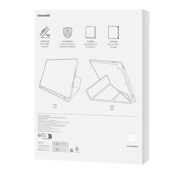 Etui ochronne do iPad 10.2" Baseus Minimalist (szare)