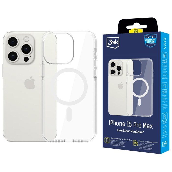 Etui 3MK EverClear MagCase do Apple      iPhone 15 Pro Max