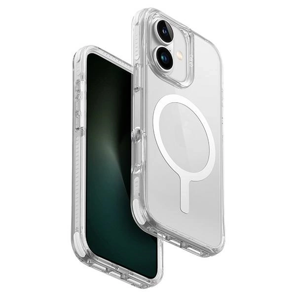 Etui UNIQ Combat iPhone 16 6.1" Magclick Charging biały/lume white