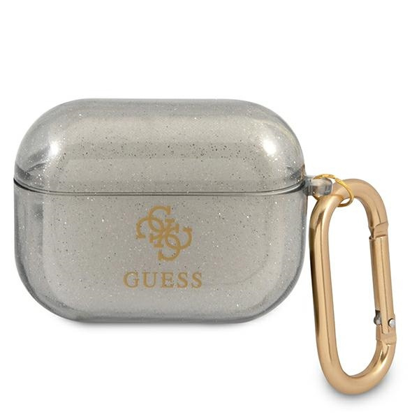 Etui GUESS Apple AirPods Pro Glitter Collection Czarny Case