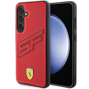 Etui Ferrari FEHCS24SPINR Samsung Galaxy S24 S921 czerwony/red hardcase Big SF Perforated Case