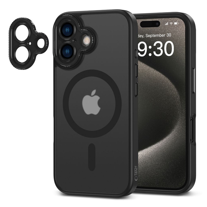 ETUI TECH-PROTECT MAGCAM MAGSAFE IPHONE 16 MATTE BLACK