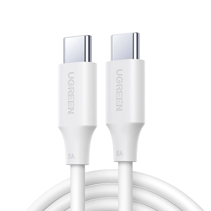 Kabel USB-C do USB-C UGREEN 15172 1m (biały)