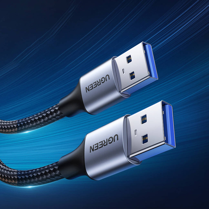 Ugreen kabel przewód USB - USB 3.0 5Gb/s 1m szary (US373)