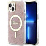 Etui Guess GUHMP14MH4STP iPhone 14 Plus 6.7" różowy/pink hardcase 4G MagSafe Case