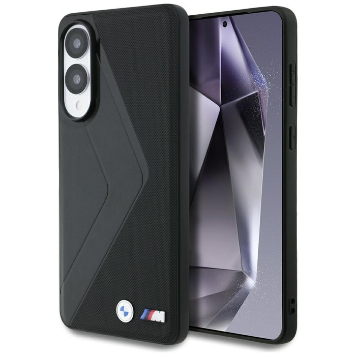 Etui BMW Leather Oversized Stripes       MagSafe do Samsung Galaxy S25 Edge czarny