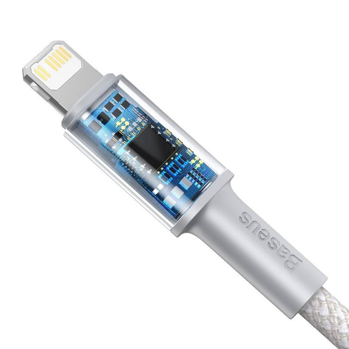 Baseus kabel USB Typ C - Lightning szybkie ładowanie Power Delivery 20 W 2 m biały (CATLGD-A02)
