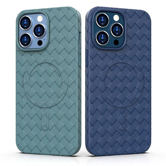 Etui Plecione etui MagSafe Woven Case do iPhone 15 Pro - czarne Case