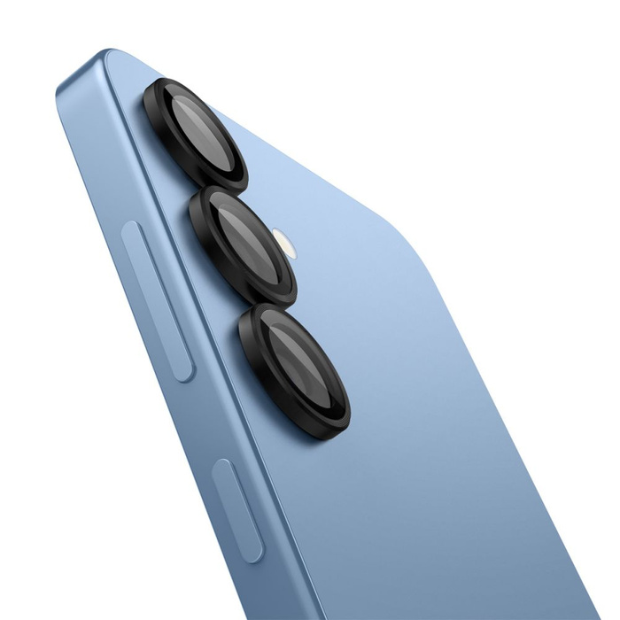 OSŁONA APARATU SPIGEN SAMSUNG GALAXY S25 PLUS OPTIK PRO GLAS.TR ”EZ FIT” HD CAMERA PROTECTOR 2-PACK CZARNA