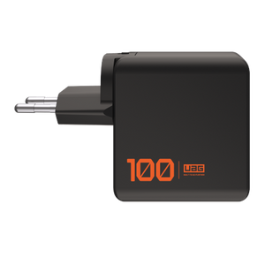 UAG SRGE Charger - ładowarka sieciowa 100W, 2x USB-C oraz USB-A, wtyczki EU, UK, US w zestawie (black)