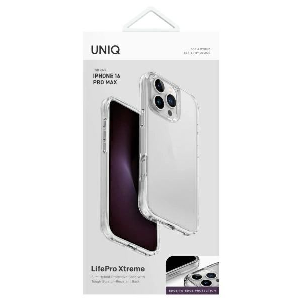 UNIQ etui LifePro Xtreme iPhone 16 Pro Max 6.9" przezroczysty/crystal clear