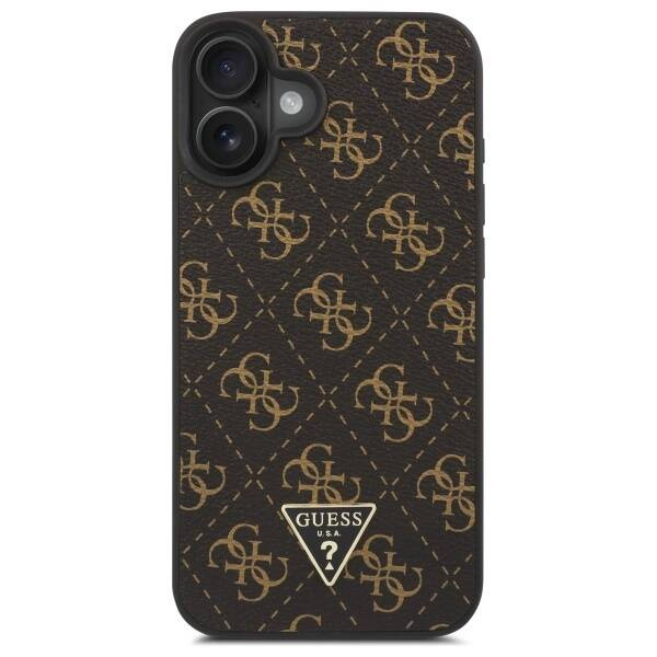 Etui Guess iPhone 16 Plus 6.7" czarny/black hardcase New 4G Triangle