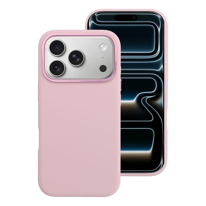 Etui na iPhone 15 PRO Forcell F-Protect Frame Premium zgodny z MagSafe różowy 0INT