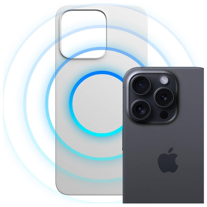 Etui 3MK Hardy MagSilicone do Apple      iPhone 13 Pro srebrny