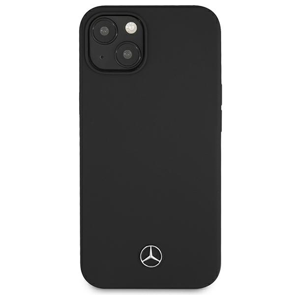 Etui MERCEDES Apple iPhone 13 Mini Silicone Line Czarny Hardcase