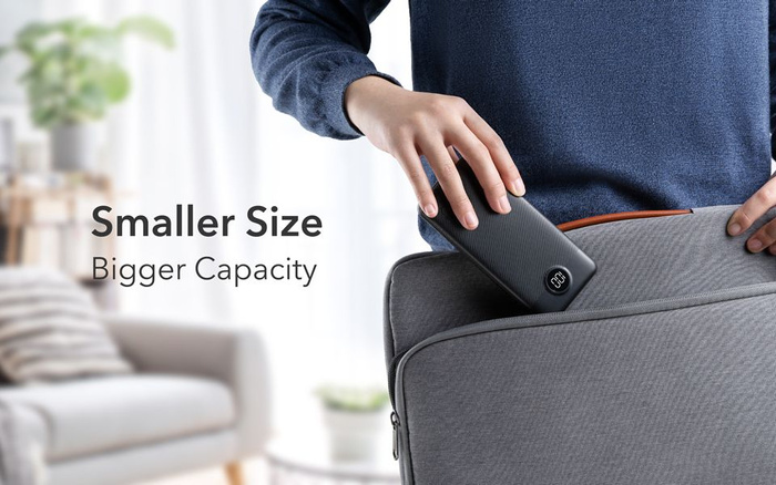 Powerbank Veger L10S (W1105PD) PD QC3.0 2A 20W 10000 mAh czarny