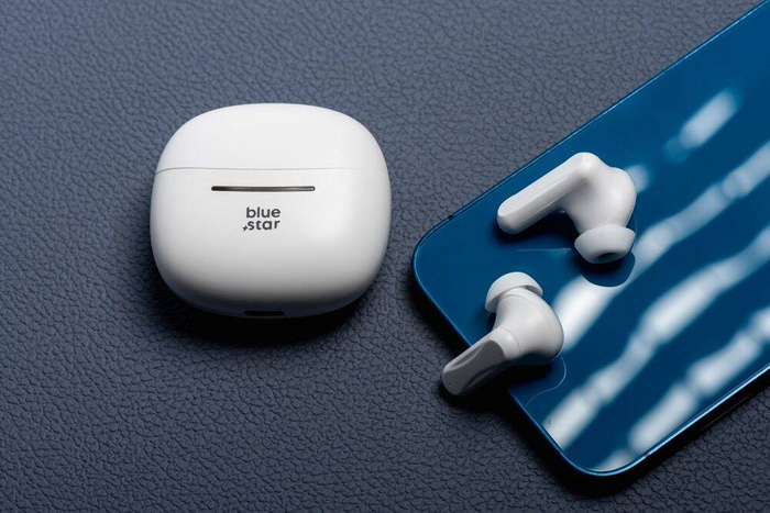 Słuchawki bezprzewodowe douszne Blue Star BK44 TWS białe