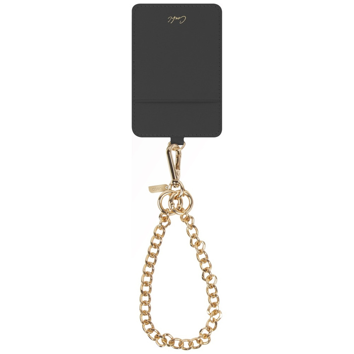 Uniwersalna smycz do telefonu 3w1 UNIQ   Coehl Caryne z portfelem na karty ebony