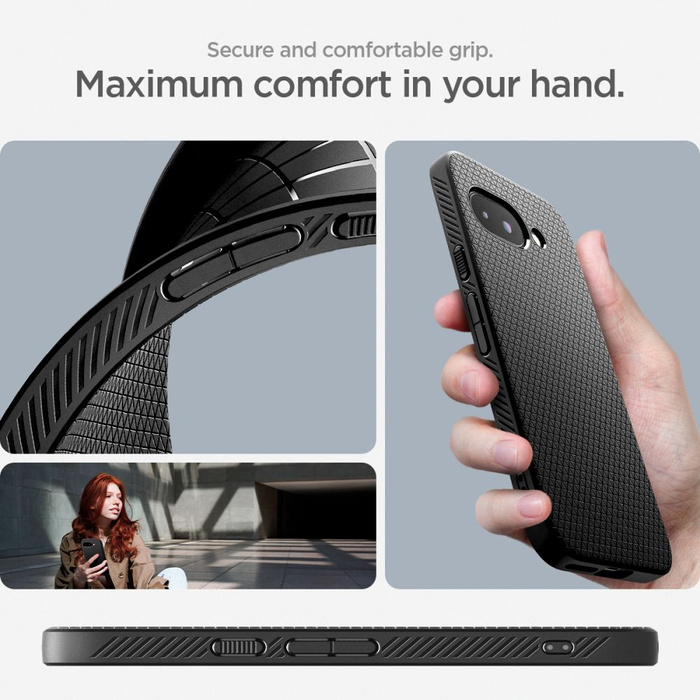 ETUI SPIGEN GOOGLE PIXEL 9A LIQUID AIR MATOWE CZARNE