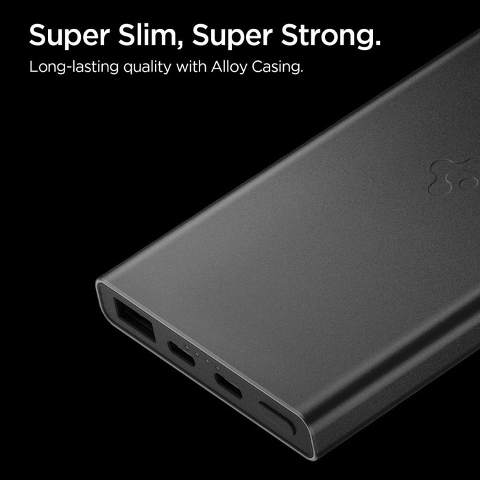 POWERBANK SPIGEN ESSENTAIL EA2210 POWER BANK 10000 MAH 22.5W BLACK