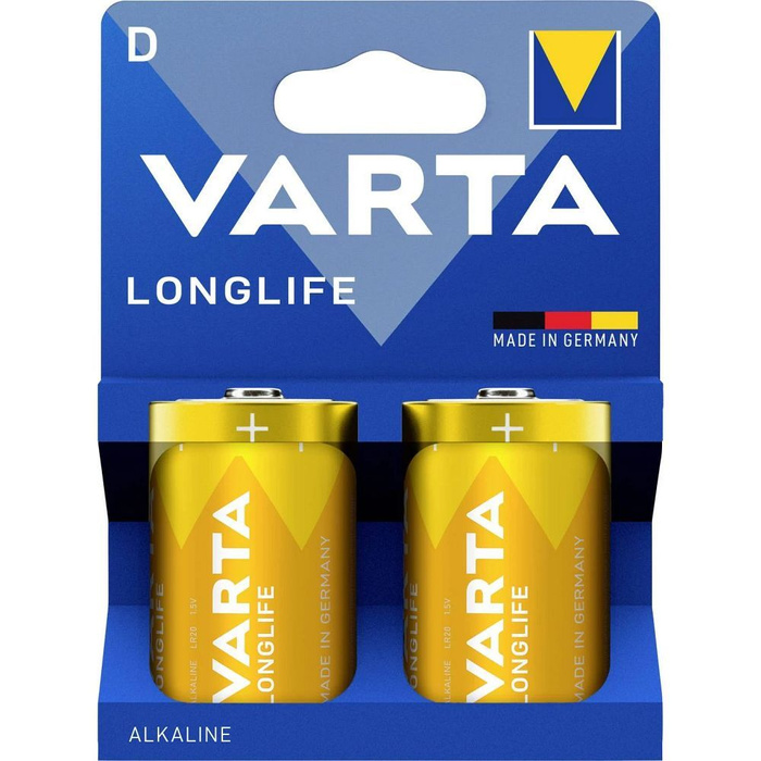 VARTA bateria alkaliczna R20 (Typ D) Longlife 2 szt