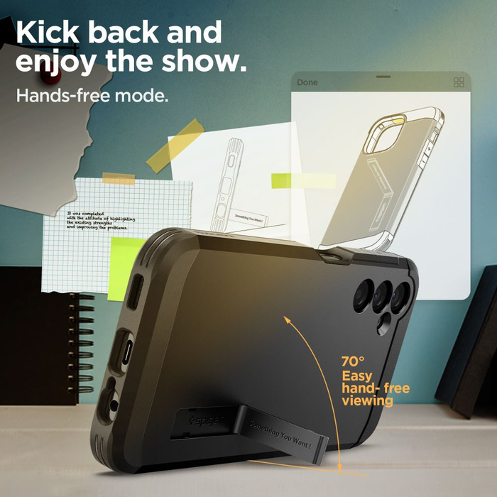 Etui SPIGEN Tough Armor Galaxy A14 4G / Lte Black