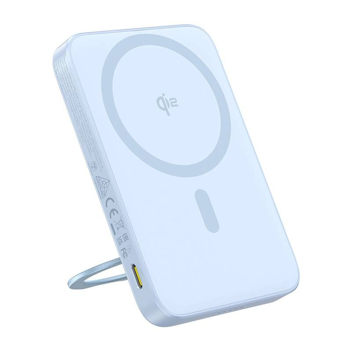 Powerbank Baseus ze stojakiem PicoGo Qi2 5000mAh 20W (niebieski)